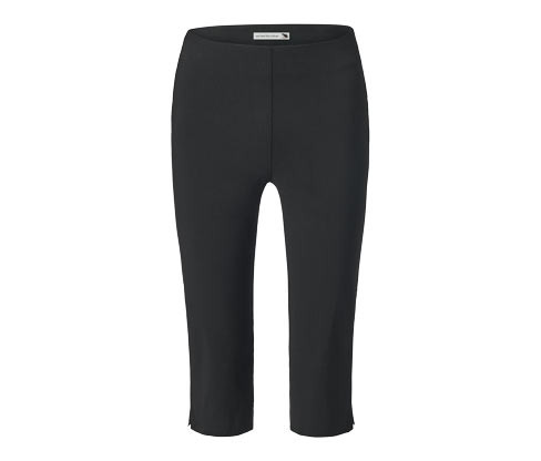 Tchibo - 3/4 strečové kalhoty - pro ženy - vel. 36 - barva: černá