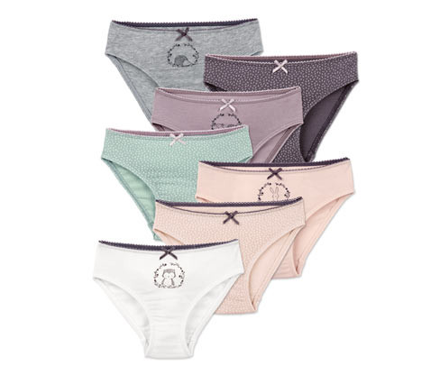 Tchibo - Dívčí kalhotky - pro dívky - vel. 86/92 - barva: bílá/s potiskem