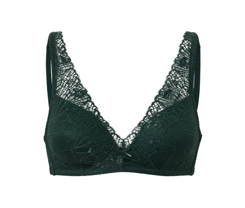 Tchibo - Podprsenka s měkkými košíčky - pro ženy - vel. 70B - barva: zelená