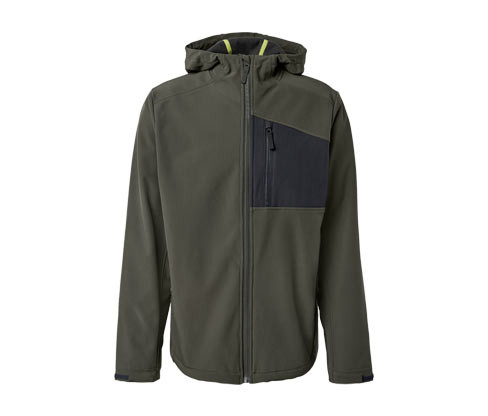 Tchibo - Softshellová bunda - pro muže - vel. S 44/46 - barva: zelená
