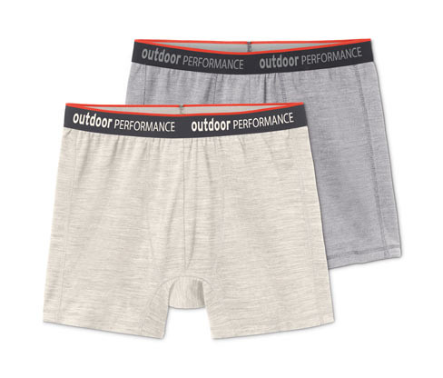 Tchibo - Boxerky s vlnou s certifikací RWS - pro muže - vel. S/4 - barva: šedá