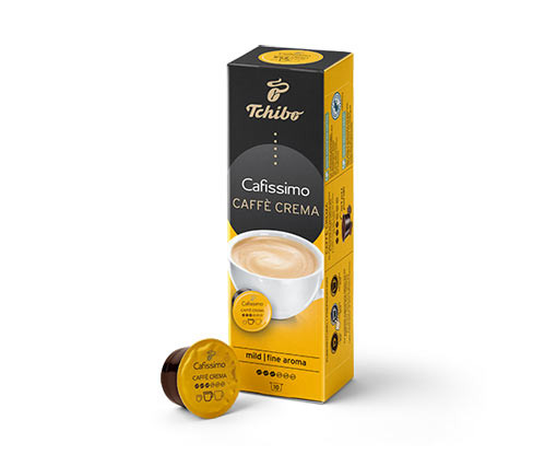 Tchibo - Caffè Crema jemná – 10 kapslí - Intenzita: 3/6