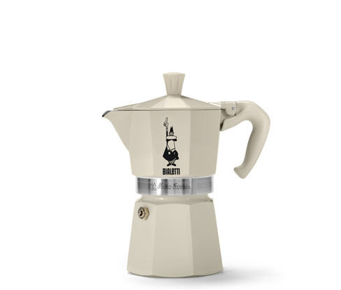 Konvička na espresso »Bialetti Moka Express« 190 ml - barva: béžová