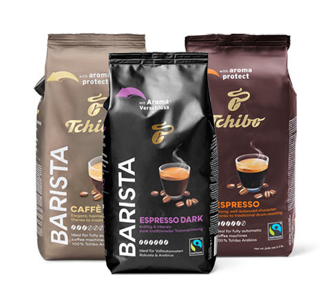 Tchibo - Barista Ochutnávkový set 3 x 1kg zrnkové kávy