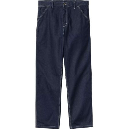 Kalhoty Carhartt Wip Single Knee - Modrá - 27/32