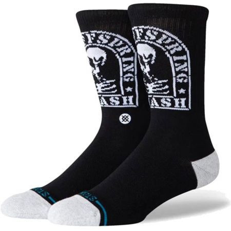 Ponožky Stance Smashed Crew - Černá - L