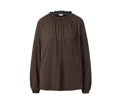 Tchibo - Halenkové triko s potiskem - pro ženy - vel. S 36/38 - barva: černá/s potiskem