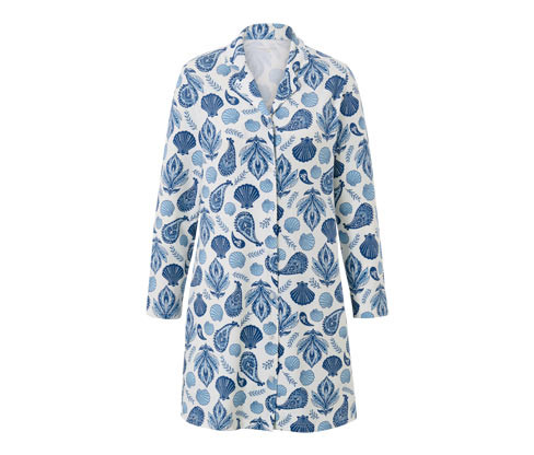 Tchibo - Noční košile - pro ženy - vel. S 36/38 - barva: modrá/paisley