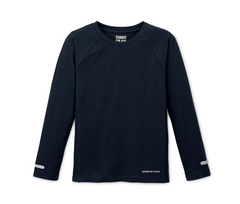 Tchibo - Funkční triko z recyklovaného materiálu - pro kluky - vel. 122/128 - barva: modrá