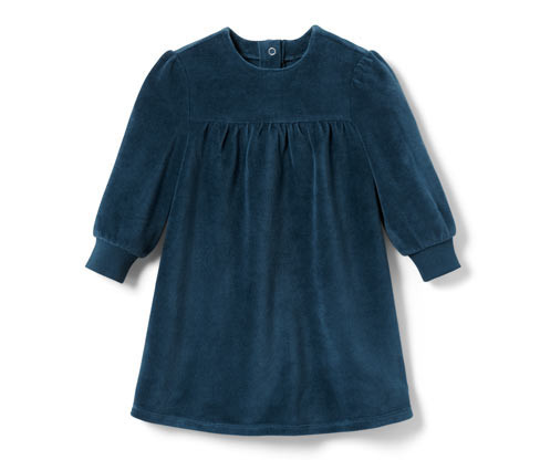 Tchibo - Dětské šaty - pro miminko - vel. 50/56 - barva: modrá/s puntíky