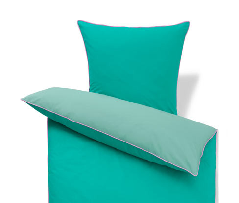 Tchibo - Povlečení renforcé - barva: zelená