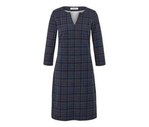 Tchibo - Kostkované šaty - pro ženy - vel. 34 - barva: modrá