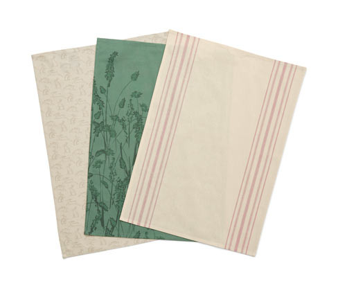 Tchibo - Utěrky na nádobí - barva: zelená