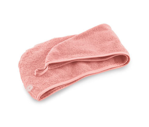 Tchibo - Ručníkový turban - barva: růžová