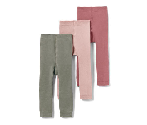 Tchibo - Dětské termolegíny - pro dívky - vel. 86/92 - barva: zelená