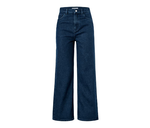 Tchibo - Džíny se širokými nohavicemi - pro ženy - vel. 36 - barva: modrá