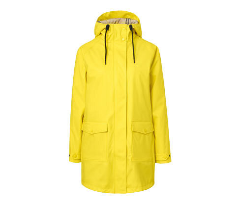 Tchibo - Parka do deště »Friesennerz« - pro ženy - vel. 34 - barva: žlutá