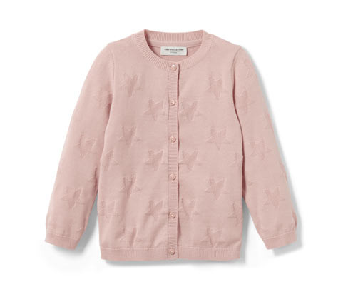 Tchibo - Dětský pletený kabátek - pro miminko - vel. 50/56 - barva: růžová