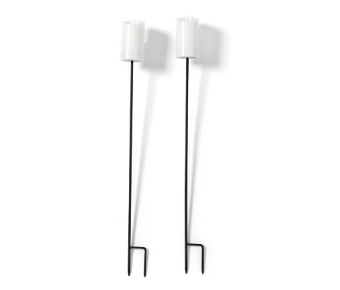 Tchibo - Pochodně z pravého vosku s LED - barva: černá