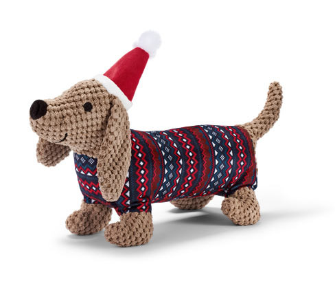 Tchibo - Plyšová hračka pro psy »Jezevčík« - barva: vícebarevná