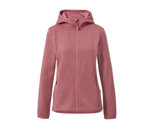 Tchibo - Bunda z pleteného fleecu - pro ženy - vel. XS 32/34 - barva: růžová