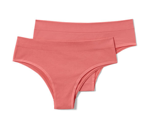 Tchibo - Bezešvé brazilské kalhotky - pro ženy - vel. S 36/38 - barva: oranžová