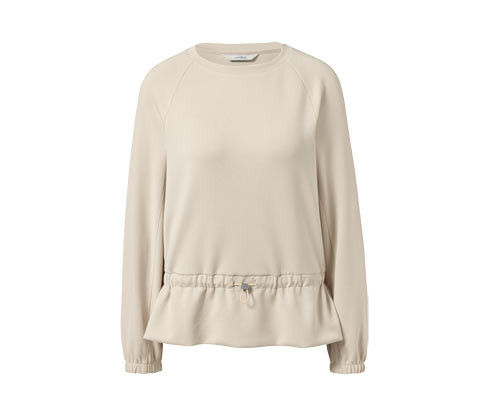 Tchibo - Mikina s tunýlkovým stahováním - pro ženy - vel. XS 32/34 - barva: béžová
