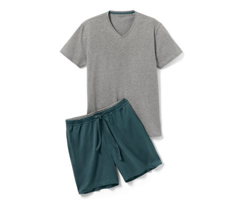 Tchibo - Krátké pyžamo - pro muže - vel. S 44/46 - barva: modrá