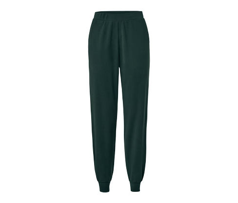 Tchibo - Domácí kalhoty ze směsi modalu a hedvábí - pro ženy - vel. S 36/38 - barva: zelená