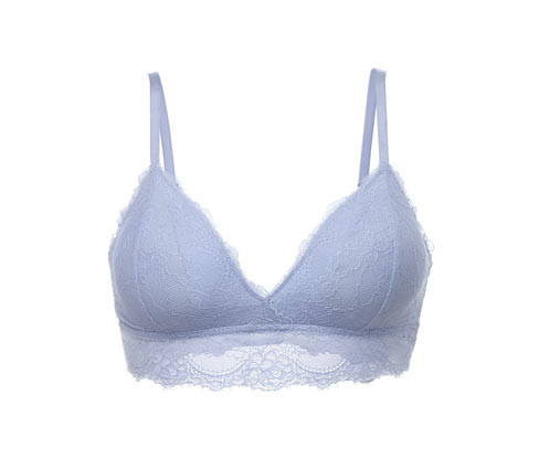 Tchibo - Krajková podprsenka - pro ženy - vel. 75A - barva: modrá
