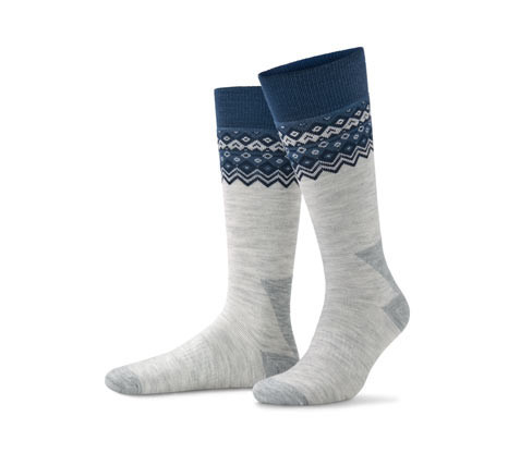 Tchibo - Termopodkolenky s vlnou merino - pro ženy - vel. 35-38 - barva: šedá