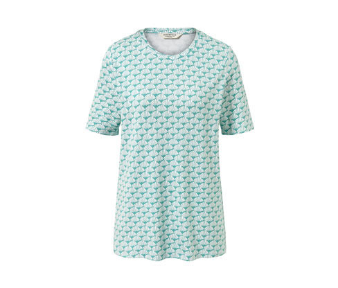 Tchibo - Interlokové triko - pro ženy - vel. XS 32/34 - barva: bílá/s potiskem