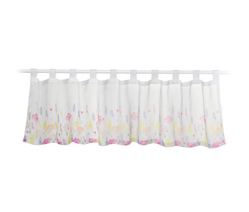 Tchibo - Bistro záclonka s potiskem - barva: bílá