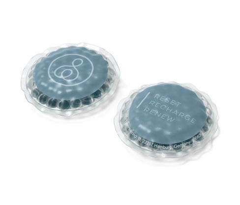 Tchibo - Chladicí polštářky na oči - barva: modrá