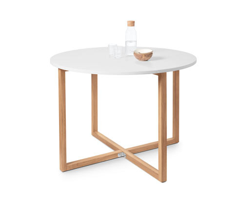 Tchibo - Skládací jídelní stůl - barva: bílá