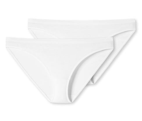 Mini kalhotky s biobavlnou Schiesser - pro ženy - vel. 36 - barva: bílá
