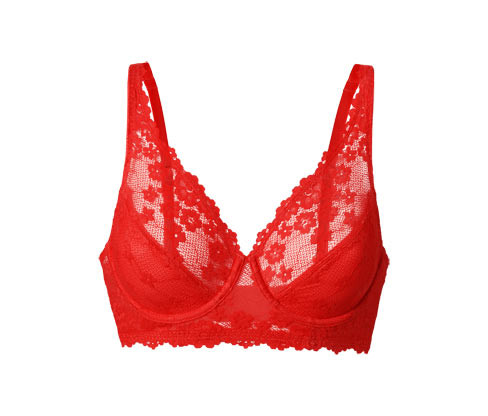 Tchibo - Podprsenka s kosticemi - pro ženy - vel. 75B - barva: oranžová