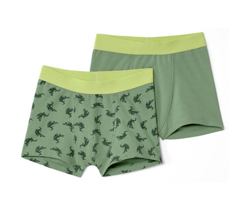 Tchibo - Chlapecké boxerky - vel. 86/92 - barva: zelená/s potiskem