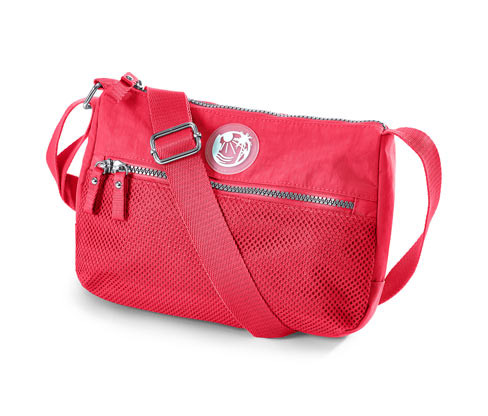 Tchibo - Taška přes rameno - barva: červená