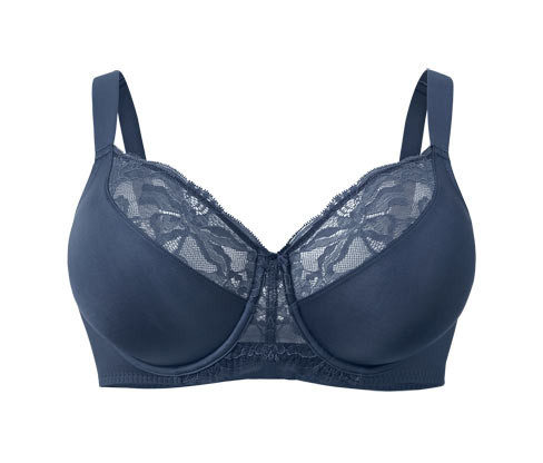 Tchibo - Zmenšující podprsenka - pro ženy - vel. 80D - barva: modrá