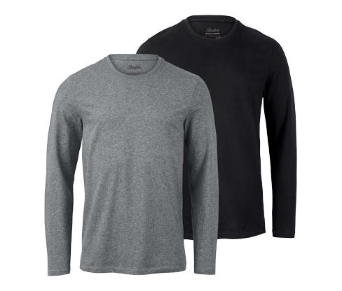 Tchibo - Trika s dlouhým rukávem - pro muže - vel. S 44/46 - barva: modrá