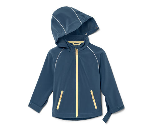 Tchibo - Dětská softshellová bunda - pro ženy - vel. 86/92 - barva: modrá