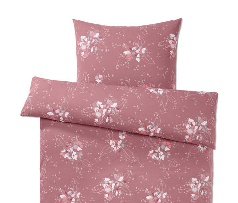 Tchibo - Žerzejové povlečení - barva: červená