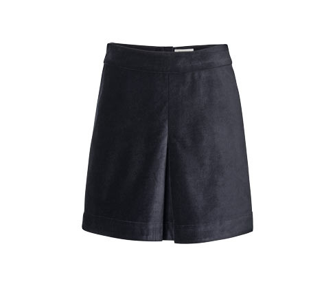 Tchibo - Krátká sametová sukně - pro ženy - vel. 36 - barva: černá