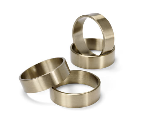 Tchibo - Kroužky na ubrousky - barva: zlatá