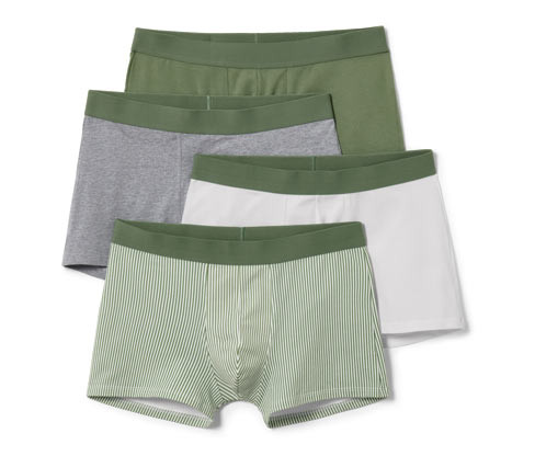 Tchibo - Boxerky - pro muže - vel. S/4 - barva: bílá/s proužky