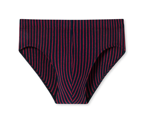 Mini slipy s biobavlnou Schiesser - pro muže - vel. M/5 - barva: červená