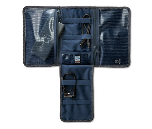 Tchibo - Cestovní organizér na kabely - barva: modrá