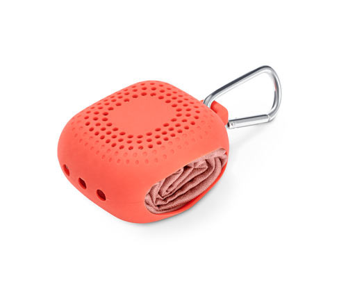 Tchibo - Outdoorový ručník - barva: růžová