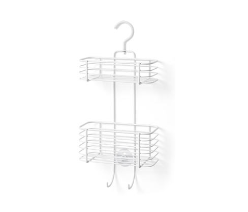 Tchibo - Závěsný sprchový regál - barva: bílá